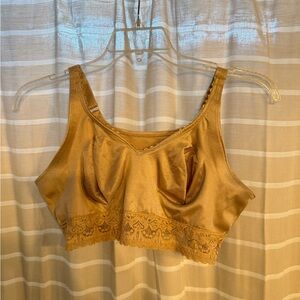 Ruby Ribbon Lace demiette bra